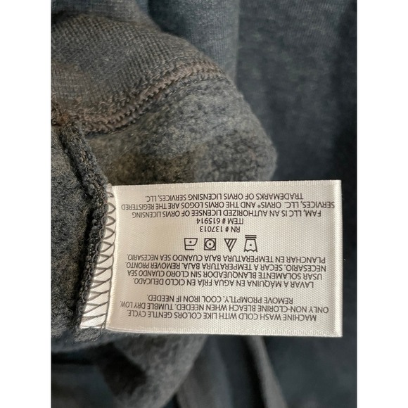 Orvis Quarter Snap‎ Pullover Sweater Mens Medium M Gray Mock Neck Casual - Picture 8 of 9